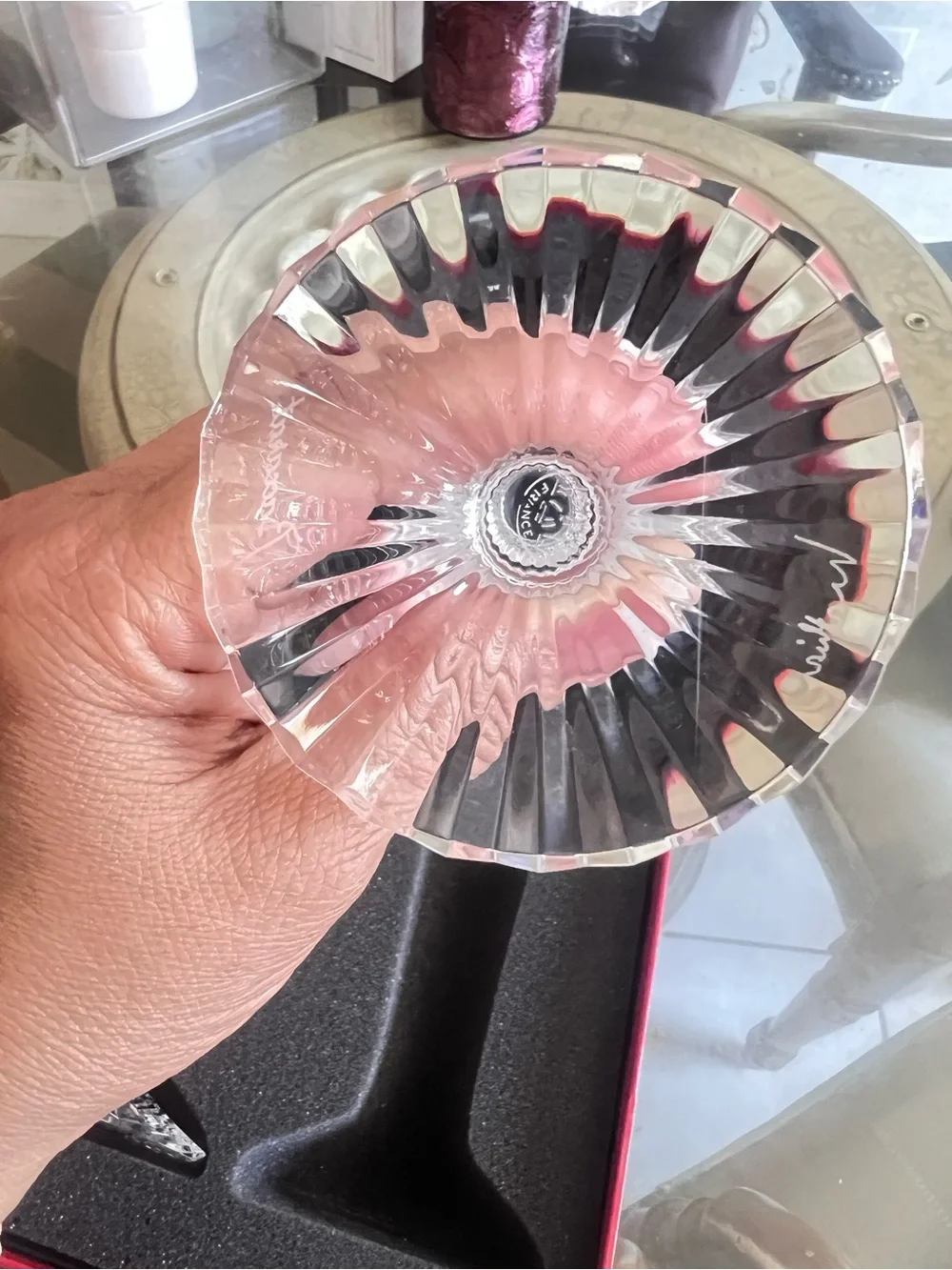Baccarat pair crystal